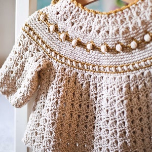 Crochet PATTERN Jacquard Sweater child sizes 1-2y up to 9-10years English only image 4