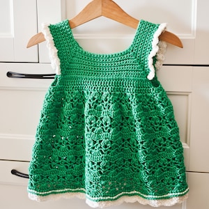 Crochet dress PATTERN - Anneka Dress (sizes up to 8 years) (English only)