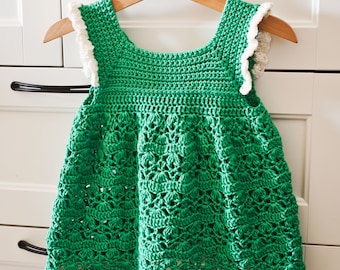 Crochet dress PATTERN - Anneka Dress (sizes up to 8 years) (English only)