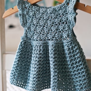 Crochet dress PATTERN Chloe Dress sizes up to 8 years English only image 2