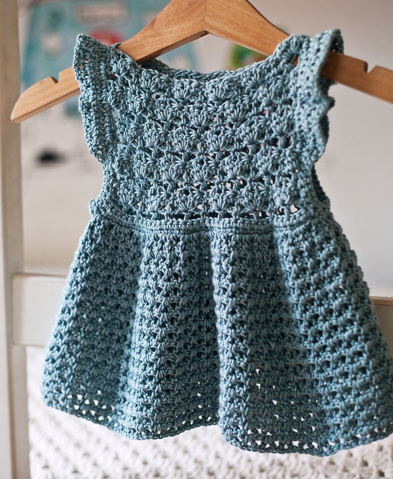 Crochet dress PATTERN Chloe Dress sizes up to 8 years English only image 2