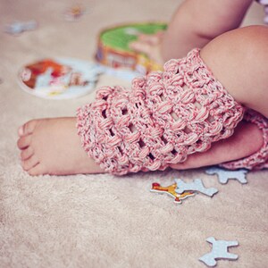 Crochet PATTERN Cashwool Leg Warmers sizes baby to adult English only image 5