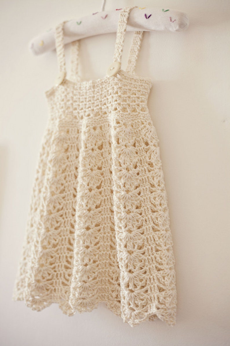 Crochet dress PATTERN Sarafan Dress sizes up to 5 years English only image 2