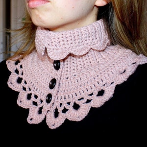 Crochet PATTERN Victorian Neck Warmer English only image 3