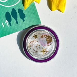 Poignée de téléphone en résine Planet, base pliante en étoile magnétique faite main pour Kindle, amateurs de Saturne, cadeau de Noël