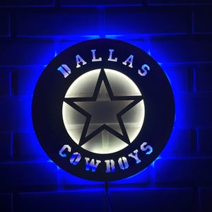 Dallas Cowboys Led Sign, Dallas Cowboys Wall Art, Dallas Cowboys Led,Dallas Cowboys Wall Sign, Dallas Cowboys Decor