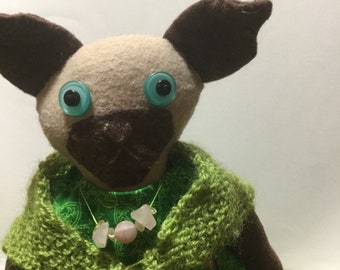 Helen the Healing Siamese Cat Support Doll