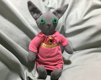 Jill the Social Anxiety Cat Support Doll