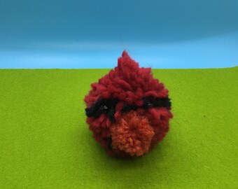 Pom Pom cardinal head magnet