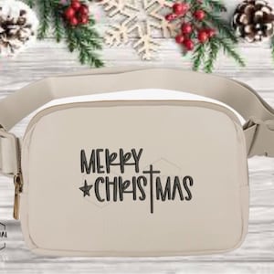 Christmas fanny pack, Christmas bag, Christmas fanny pack,holiday season, holiday purse, Christmas purse,Over shoulder bag,Embroidered