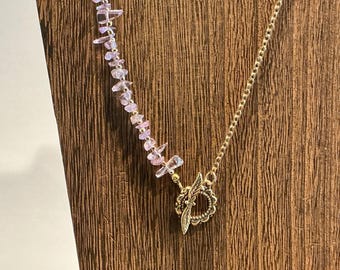 Collar de chips de amatista