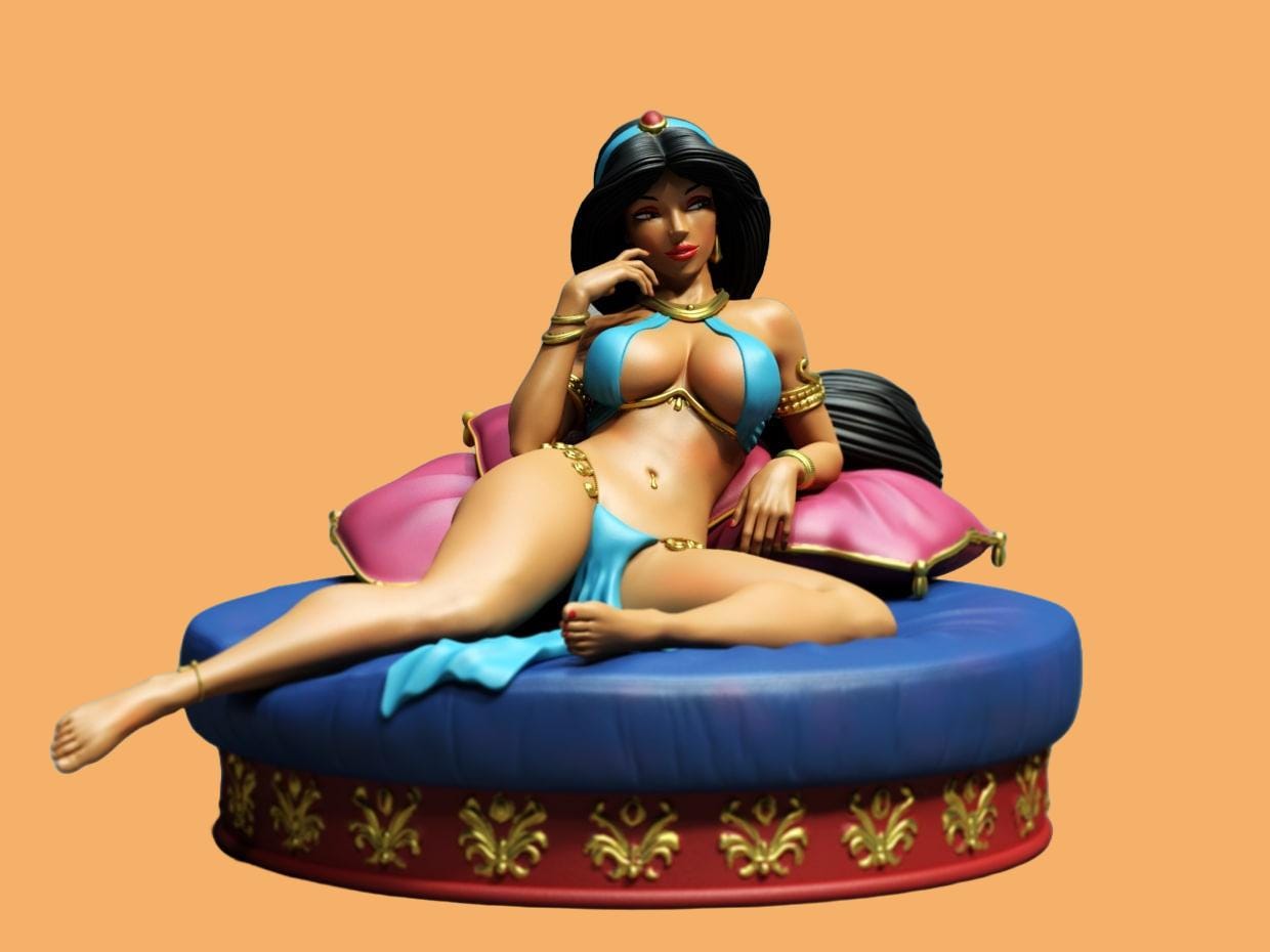 Jasmine Inspired Model: 3D Printer STL File