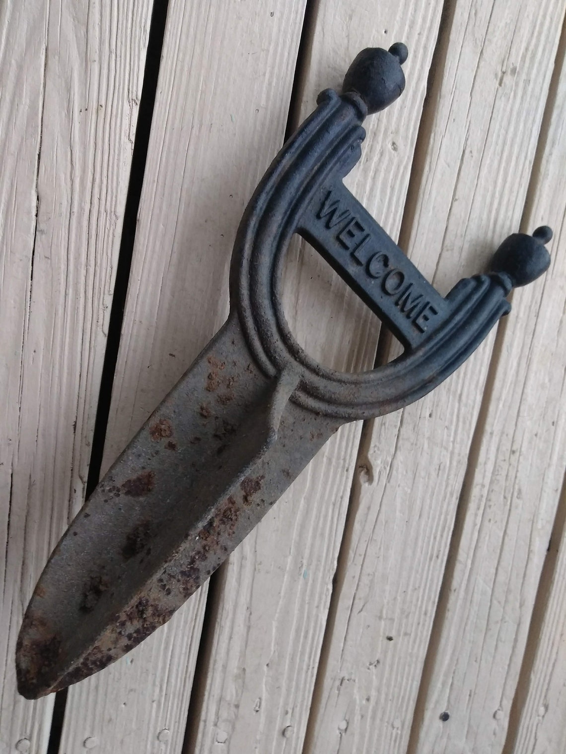 ANTIQUE BOOT SCRAPER Cast Iron in Ground Boot Etsy