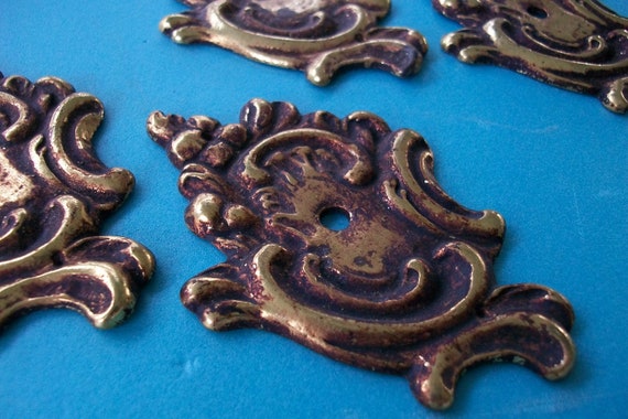 1 Fancy Keeler Flat Backing Plate Flat W Grape Design Etsy