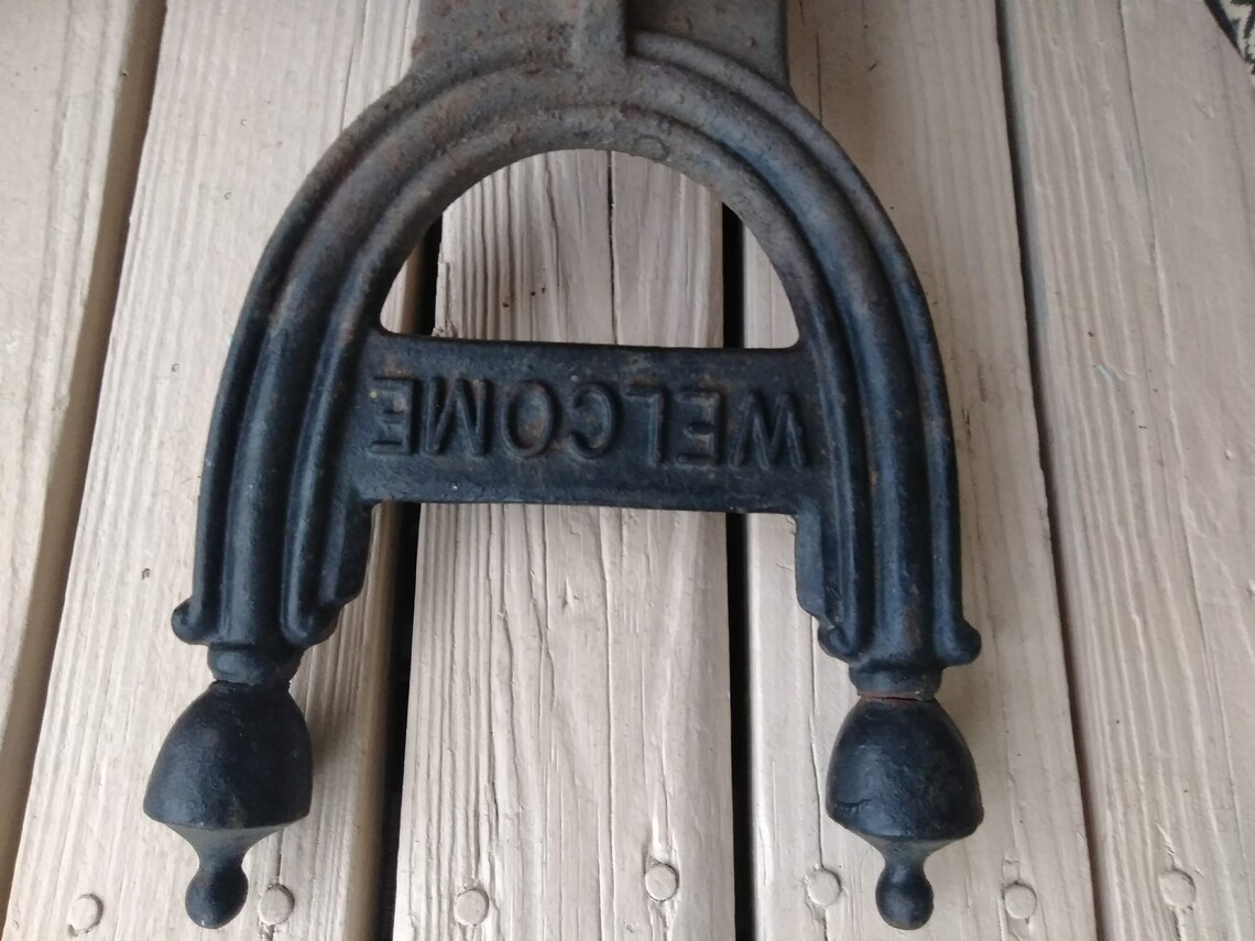 ANTIQUE BOOT SCRAPER Cast Iron in Ground Boot Etsy