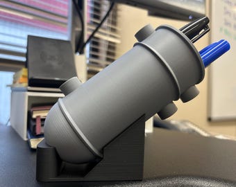Portalápices para intercambiador de calor: accesorio de escritorio para ingenieros químicos