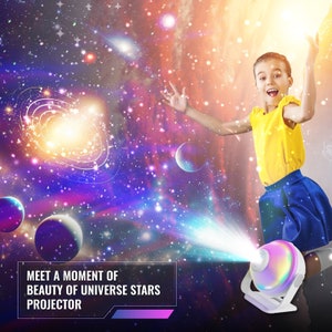 Trendylis Galaxy Projector, 11 Planetarium Galaxy Star Projector for bedroom, Gift for Kids, Birthdays, Valentine&#39;s Day, and Christmas.