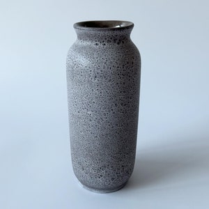 Carstens Tönnieshof 1247-21, ceramic vase in brown / beige speckled, 1960s, Mid Century Modern, West Germany Pottery, WGP