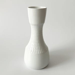 Op Art Scherzer Bavaria Porcelain Vase, Relief Decor, Space Age, Modernist, Mid Century Modern, Vintage Home Decor, Rarity, 1960s