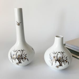 Set of 2 Björn Wiinblad for Rosenthal Studio Line, porcelain vase, Romance series, collector&#39;s item, Mid Century, Germany 1970s