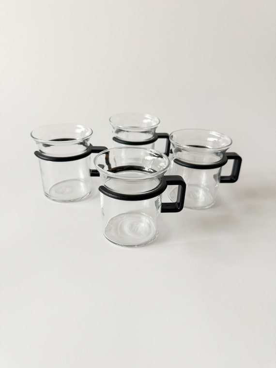 Bodum Glass Teacups Picard Mug Black, Star Trek Teacup, Captain Picard  Teacup, Space Age, Set of 4, Gift Set, 80s - Etsy