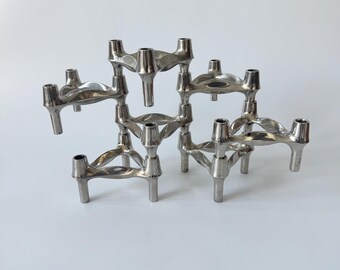 BMF Stoff Nagel Quist Kerzenhalter, 1 Stück, Vintage