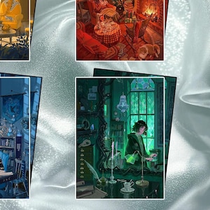 Kartenhüllen | Harry Potter Illustrationen Ärmeln | MTG Zubehör | Top-Qualität | Karte Accessoires
