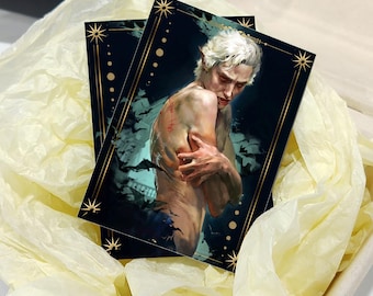 Card Sleeves | Astarion  Baldur's Gate 3 | MTG Accessories | Top Quality | vampire art | Christmas Card Sleeves