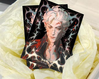 Card Sleeves | Astarion  Baldur's Gate 3 | MTG Accessories | Top Quality | vampire art | Christmas Card Sleeves