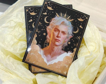 Card Sleeves | Astarion  Baldur's Gate 3 | vampire card sleeves | MTG Accessories | Top Quality | vampire art | Christmas Card Sleeves