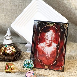 Kartenhüllen | Astarion Baldur's Gate 3 | MTG Accessoires | Top-Qualität | Vampir Kunst | Weihnachtskarten-Hüllen