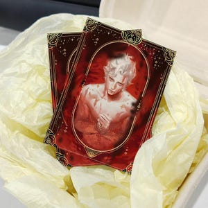 Kartenhüllen | Astarion Baldur's Gate 3 | MTG Accessoires | Top-Qualität | Vampir Kunst | Weihnachtskarten-Hüllen