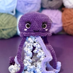 Jellyfish Plush | Stuffed Animal | Plush Amigurumi | Handmade Children's Gift image 1