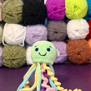 Jellyfish Plush | Stuffed Animal | Plush Amigurumi | Handmade Children's Gift image 2