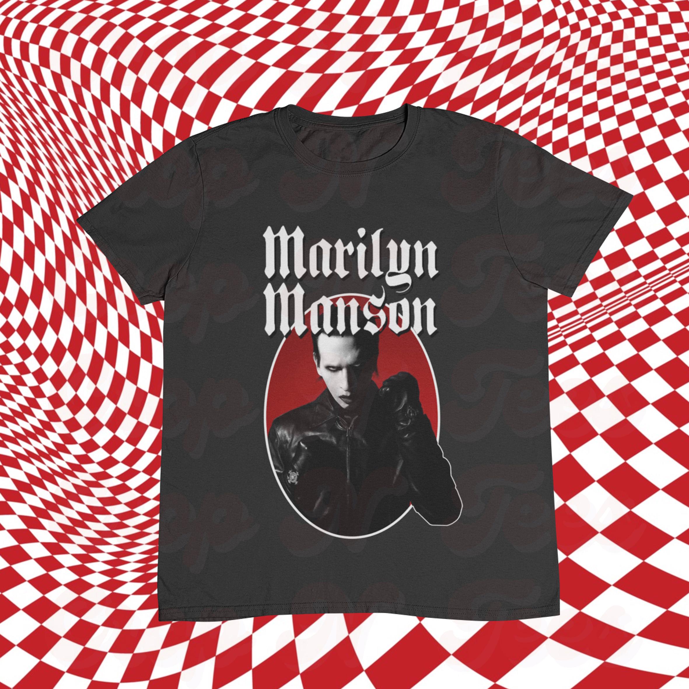 T Shirts Marilyn Manson - Etsy