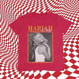 Maglietta vintage Mariah Carey, maglietta Its Time, maglietta autunnale, maglietta unisex, maglietta Y2K, maglietta film, maglietta natalizia, maglietta canzoni tour musicali
