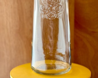 Four Roses Upcycled Bourbon Bottle Vase | Whiskey Bottle Decor | Recycled Glass Barware | Handmade Bourbon Gift