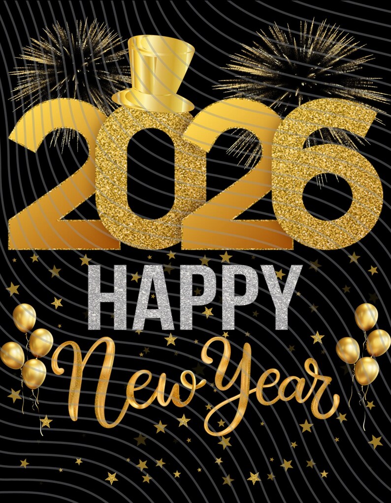 Goodivery® - New Year Banner - Gelukkig Nieuwjaar 2026-banner - Extra
