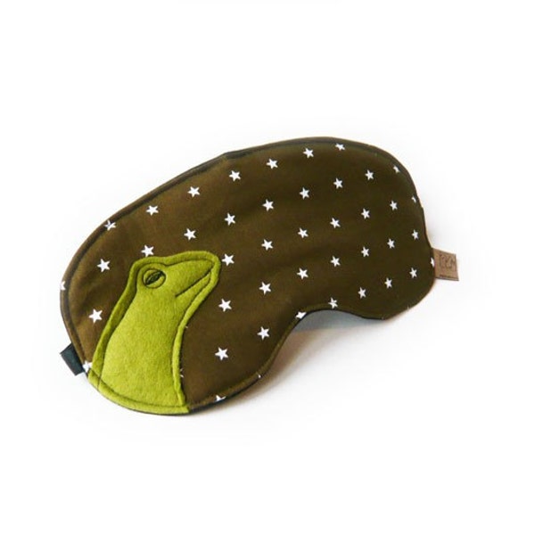 eyemask frog army green adjustable