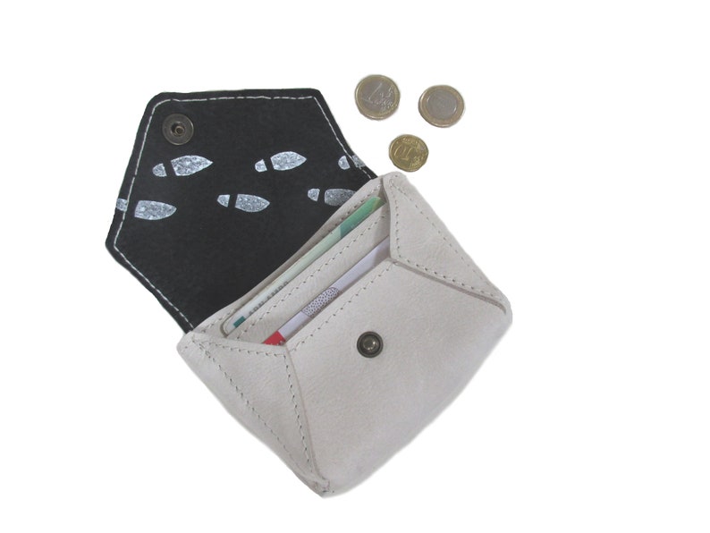 SHERLOCK pebble leather wallet screenprint