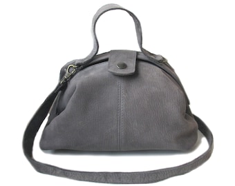 DOCTOR frame bag gray leather, FREE shipping