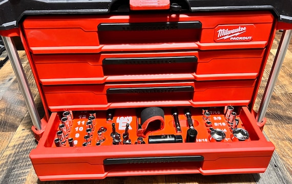 STL FILE Packout Socket Set Insert milwaukee 56 Piece 11 Etsy