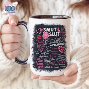 Smut Reader Mug, Book Reader Gift, Book Lover Gift, Bookish Gift, Spicy Book Coffee Cup, Smut Fan, Gift For Book Lover, Birthday Gift