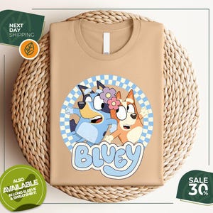 Bluey Family Shirt | Blue Dog Shirt | Blue and Friends Shirt | Gift for Friend | Blue Dog Kids Tshirt | Gift for Birthday | Blue T-Shirt