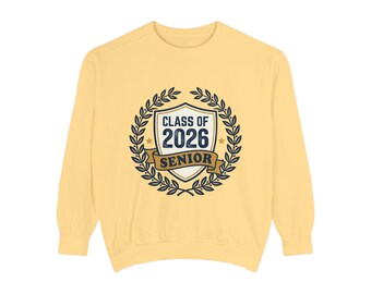 Sudadera de cuello redondo para estudiantes de último año de la promoción de 2026