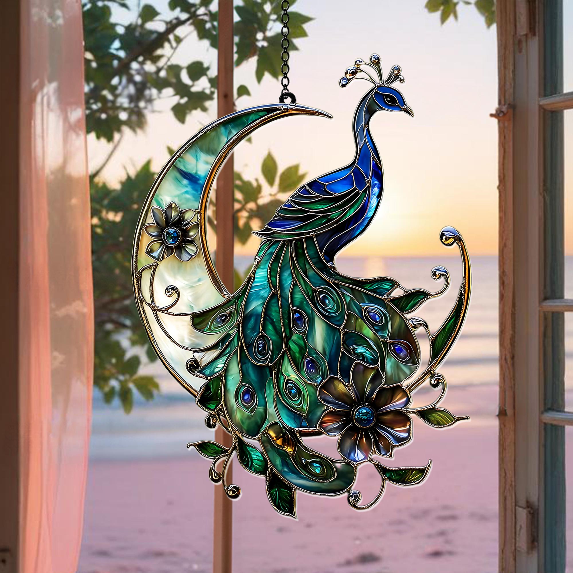 Peacock mirror 鏡　ミラー Amazon.com: NauticalMart Peacock Mirror : Home & Kitchen