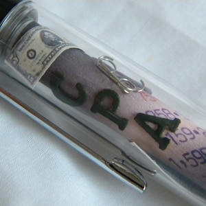 Accountant CPA Pen, money, gift, appreciation, birthday, Christmas, Mother&#39;s Day, Father&#39;s Day