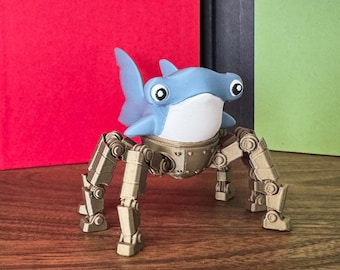 Jamal Hammerhead Shark Figurine | Dungeon Crawler Carl | DCC Bookshelf Decor and Fan Gift