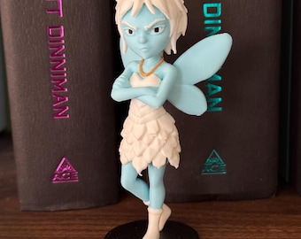 Elle McGibbons Frost Maiden Figurine | Dungeon Crawler Carl Fan Art | 3D Printed DCC Statue | LitRPG Bookshelf Decor | Book Lover Gift