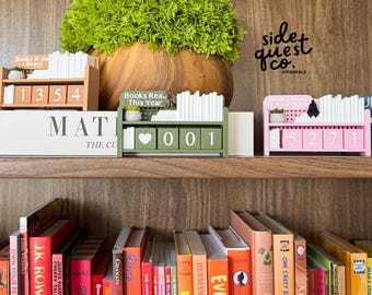 Comptoir de lecture de livres, cadeau pour amateur de livres, décoration d'étagère
